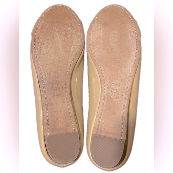 Tory Burch Patent Leather Bow Accents Ballet Flats Women's Size: 9.5M - Picture 9 of 16